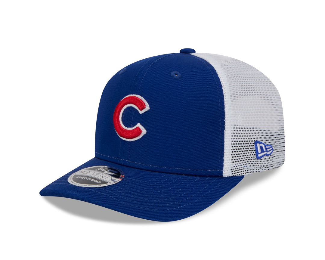 Chicago Cubs New Era C Logo 970 Trucker Cap Caps NEW ERA CAP COMPANY INC