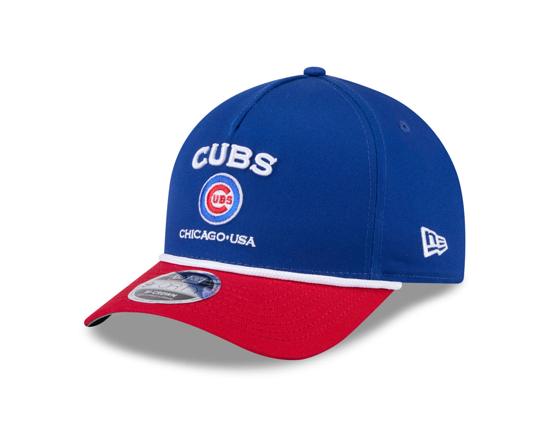 Chicago Cubs Logo Two Tone Rope 9Forty Cap By New Era Caps NEW ERA CAP COMPANY