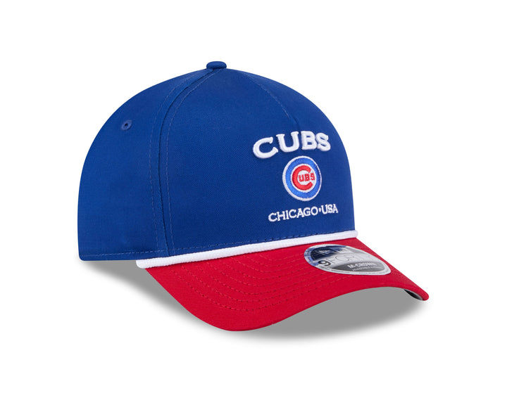 Chicago Cubs Logo Two Tone Rope 9Forty Cap By New Era Caps NEW ERA CAP COMPANY