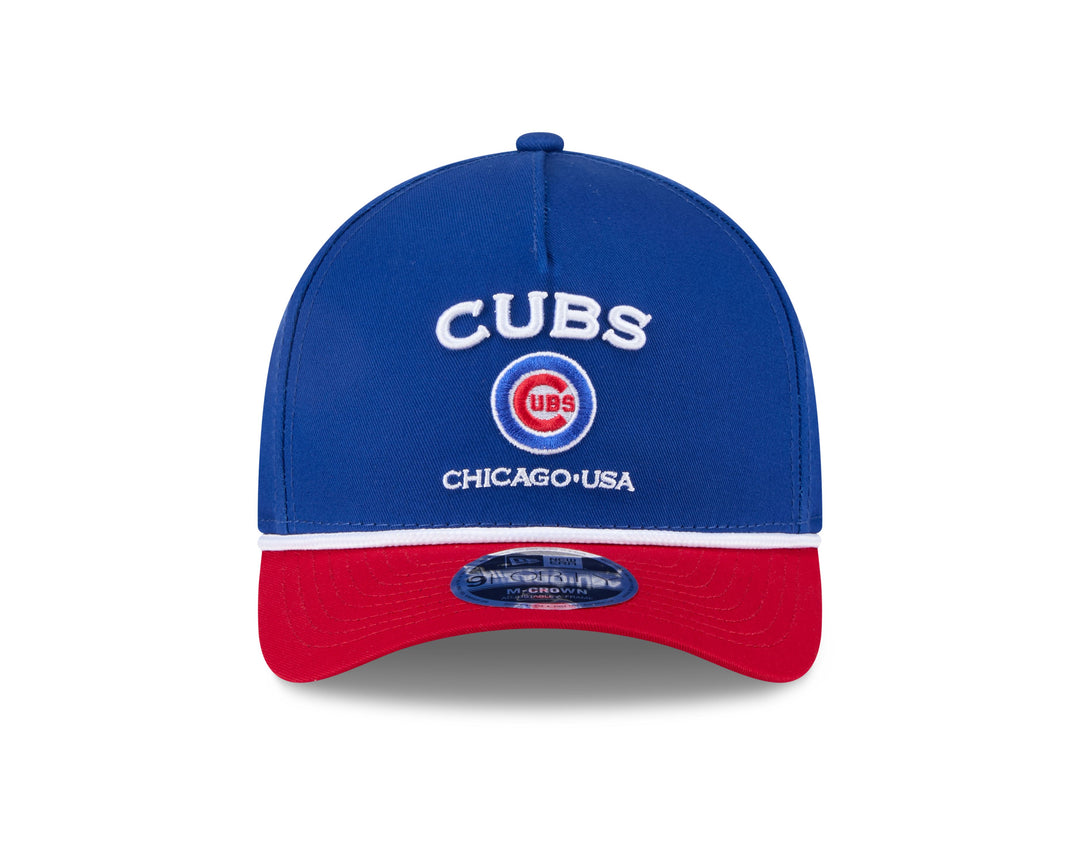 Chicago Cubs Logo Two Tone Rope 9Forty Cap By New Era Caps NEW ERA CAP COMPANY