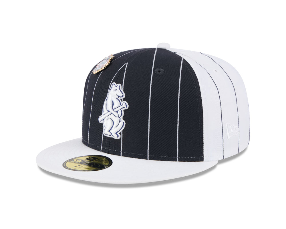 Chicago Cubs 1914 Navy/White 2Tone Pinstripe 59Fifty Cap by New Era NEW ERA CAP COMPANY