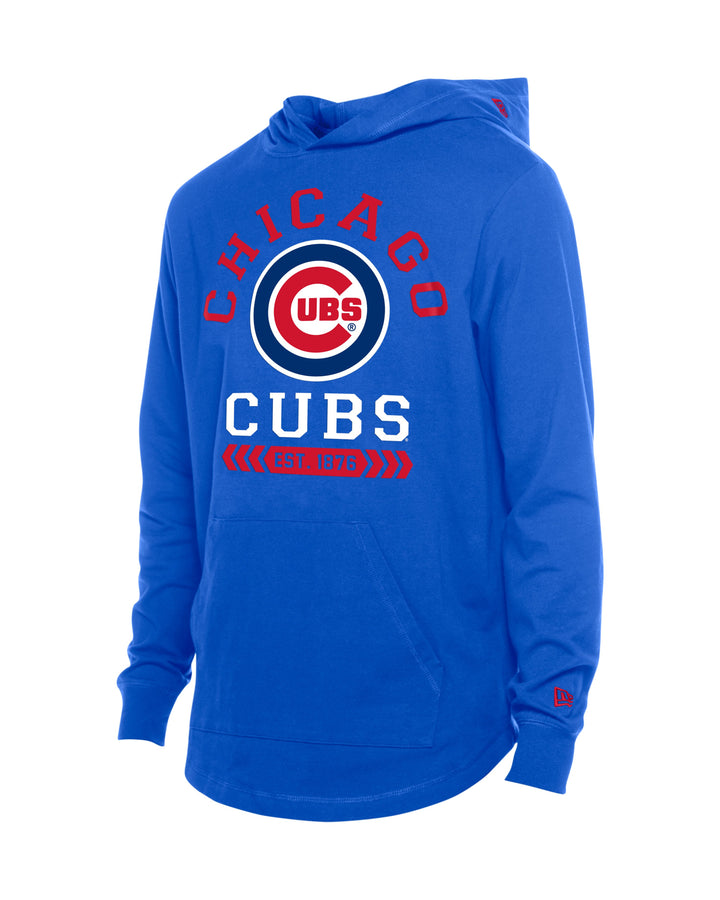 Chicago Cubs Logo Leisure Raglan Hoodie Royal by New Era Sweatshirts &amp; Hoodies NEW ERA CAP COMPANY INC