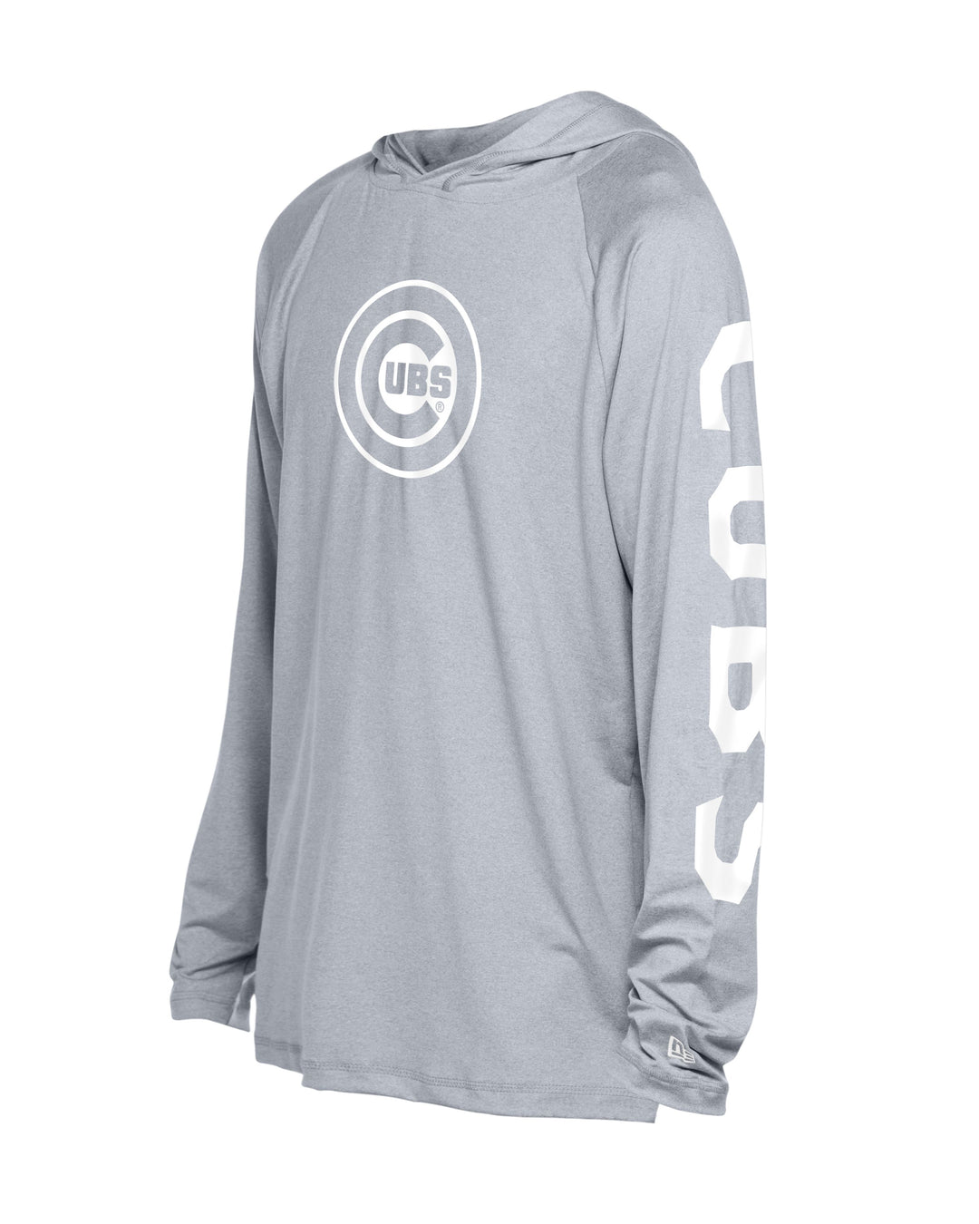 Chicago Cubs Logo Leisure Hoodie Grey by New Era Sweatshirts & Hoodies NEW ERA CAP COMPANY