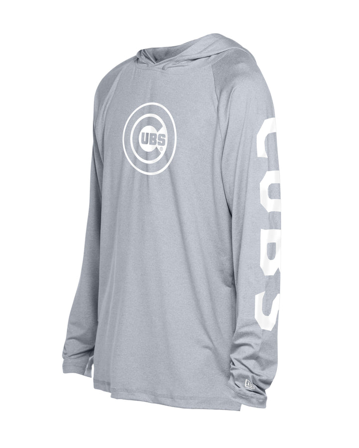 Chicago Cubs Logo Leisure Hoodie Grey by New Era Sweatshirts &amp; Hoodies NEW ERA CAP COMPANY