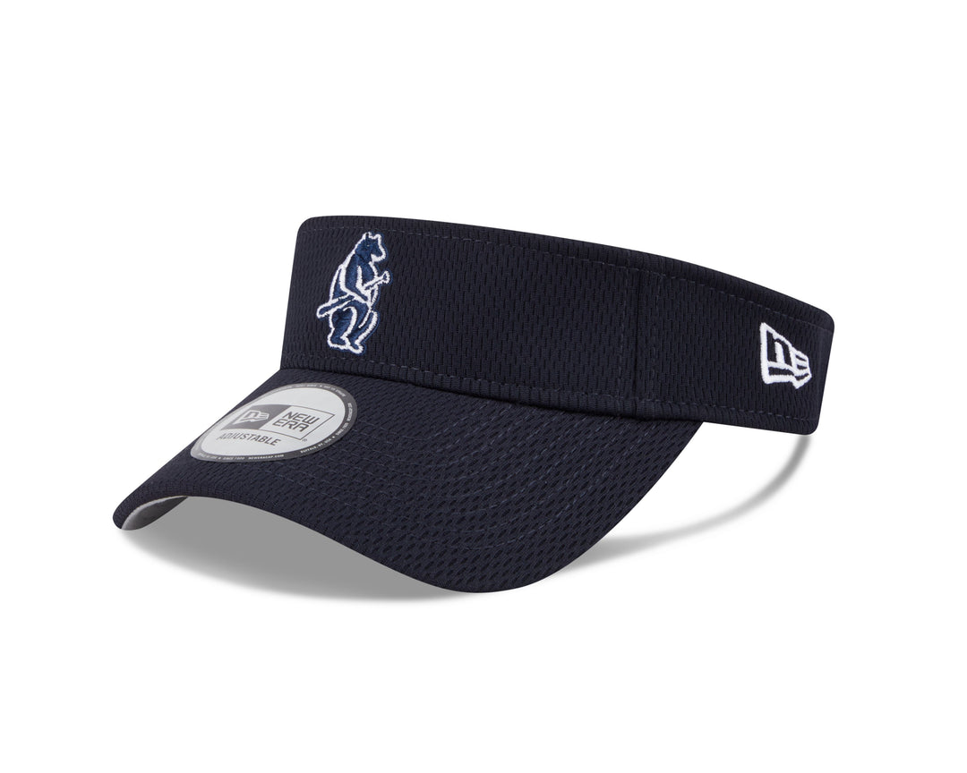 Chicago Cubs 1914 Structured Low Profile Navy Visor by New Era Caps NEW ERA CAP COMPANY