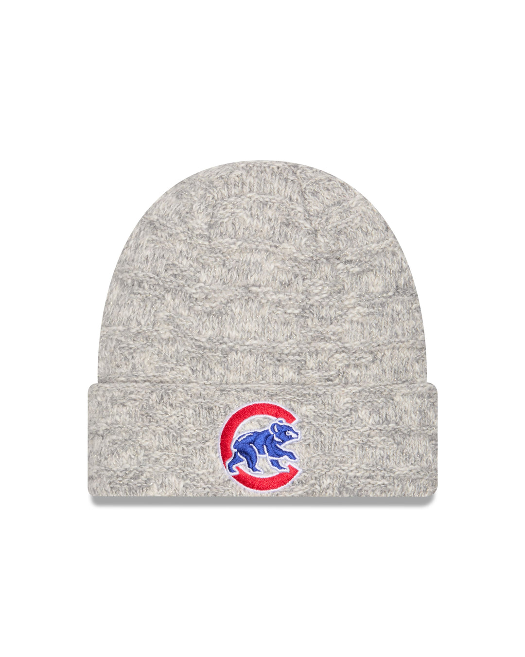 Chicago Cubs Women's Metallic Walking Bear Knit by New Era Knits NEW ERA CAP COMPANY