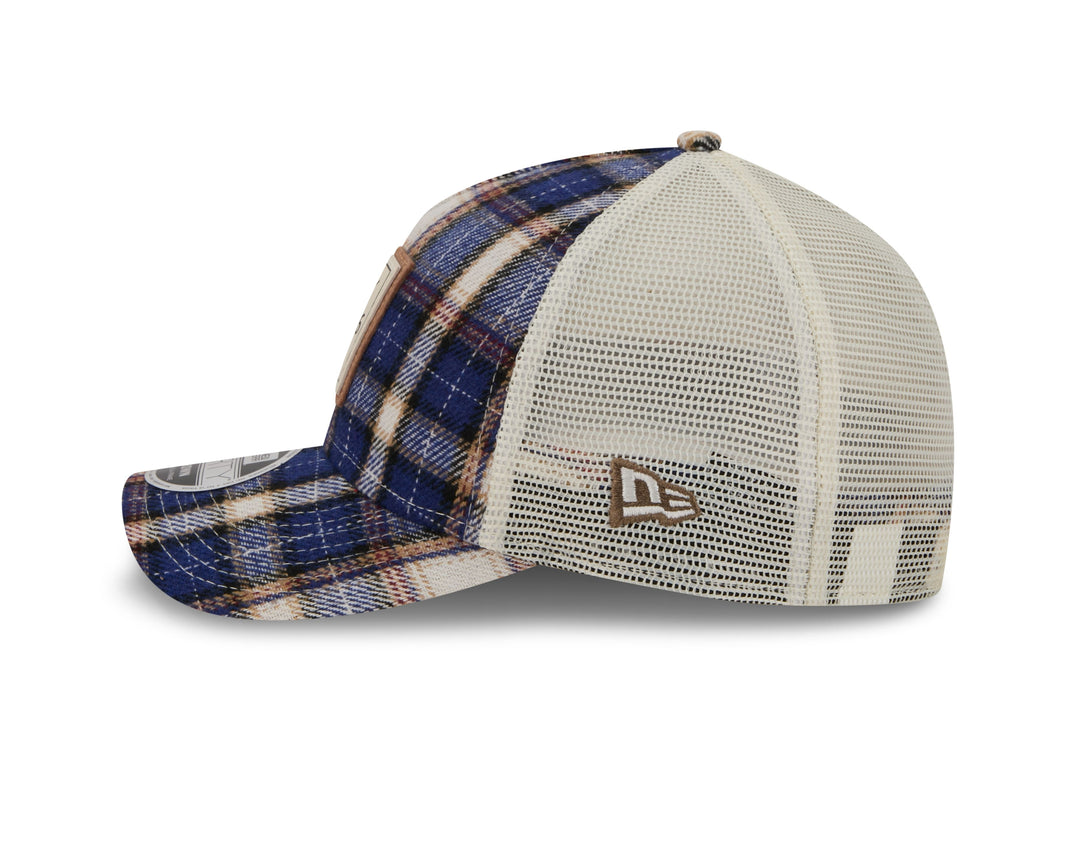 Chicago Cubs Plaid Patch Adjustable Cap by New Era Caps Ivy Shop