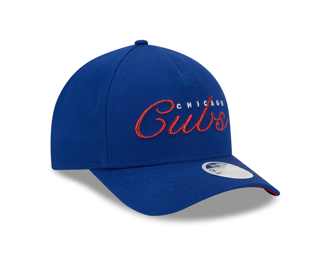 Chicago Cubs Metallic Script Women&