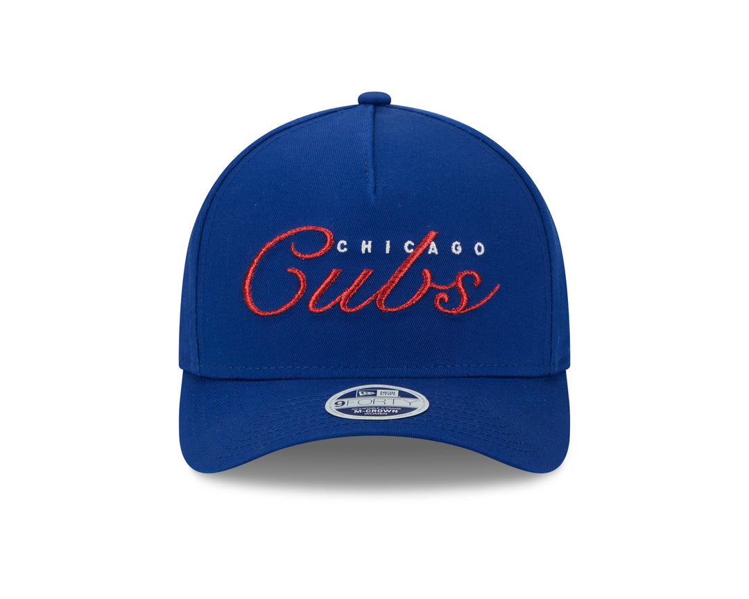 Chicago Cubs Metallic Script Women&