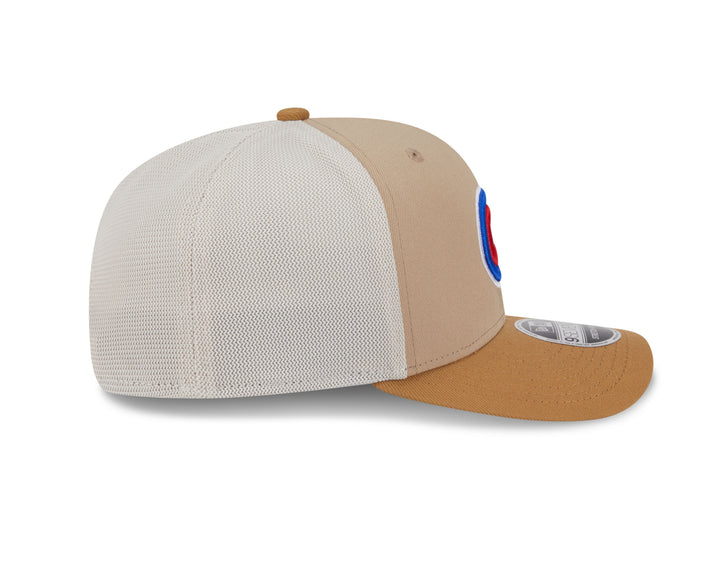 Chicago Cubs Logo Two Tone Trucker 9Seventy Cap by New Era Caps NEW ERA CAP COMPANY