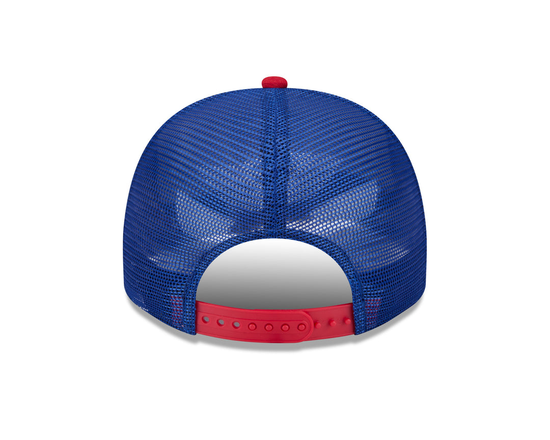 Chicago Cubs Logo Banner 950 Adjustable Cap White Blue by New Era Caps NEW ERA CAP COMPANY