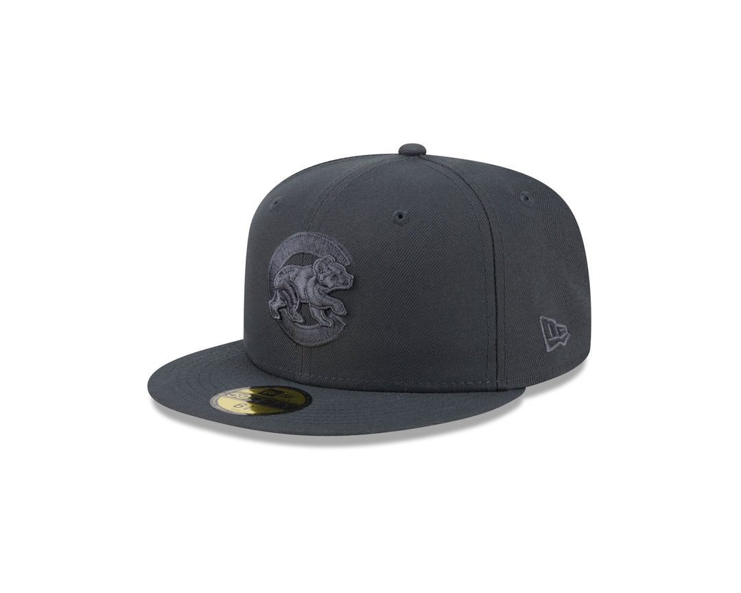 Chicago Cubs Walking Bear Two-Tone Black 59FIFTY Cap by New Era