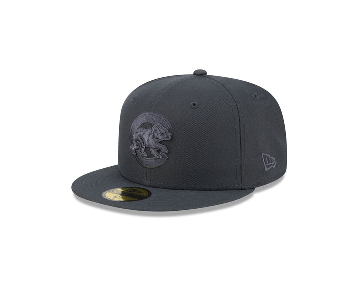 Chicago Cubs Walking Bear Two-Tone Black 59FIFTY Cap by New Era