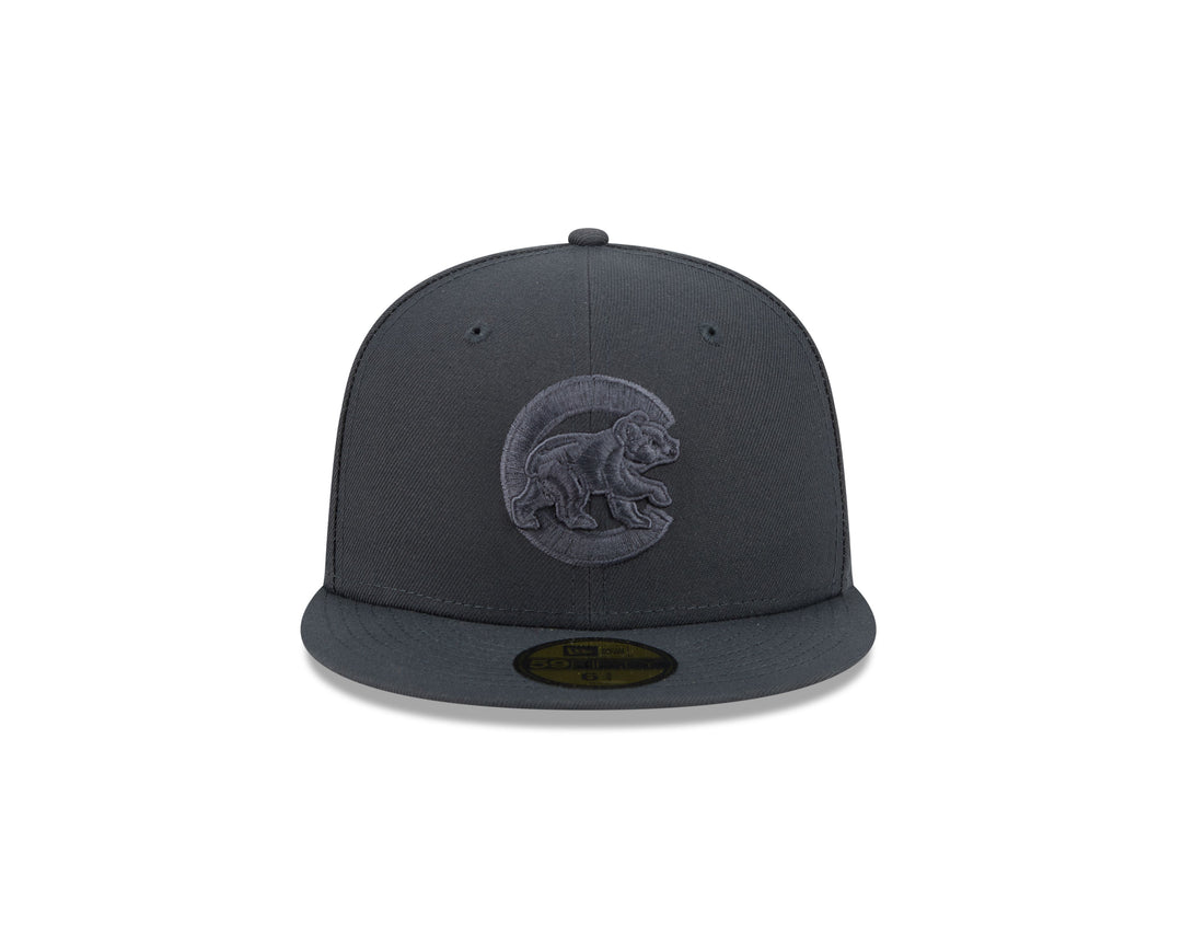 Chicago Cubs Walking Bear Two-Tone Black 59FIFTY Cap by New Era