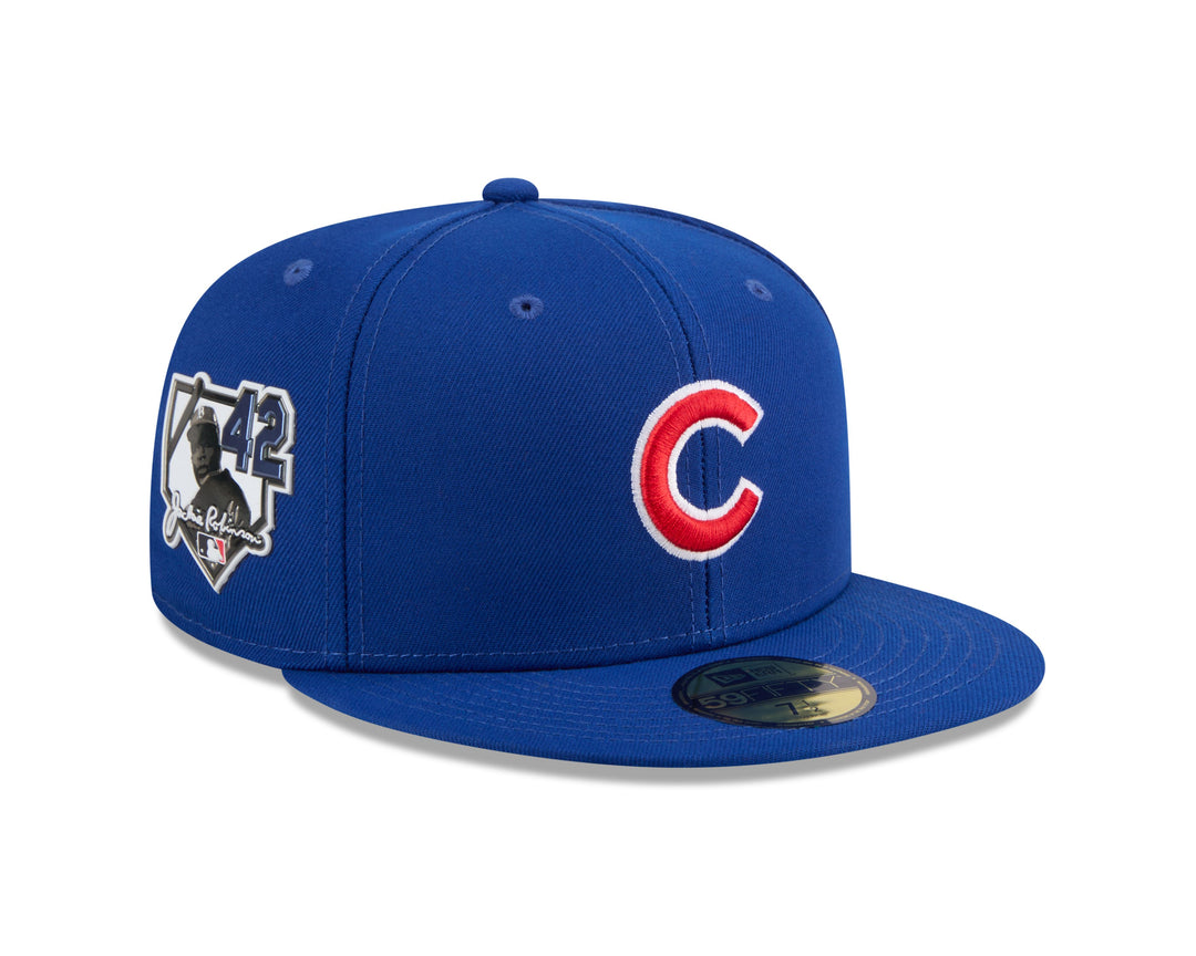 Chicago Cubs Jackie Robinson Day 2026 59FIFTY Fitted Cap Royal by New Era Caps New Era