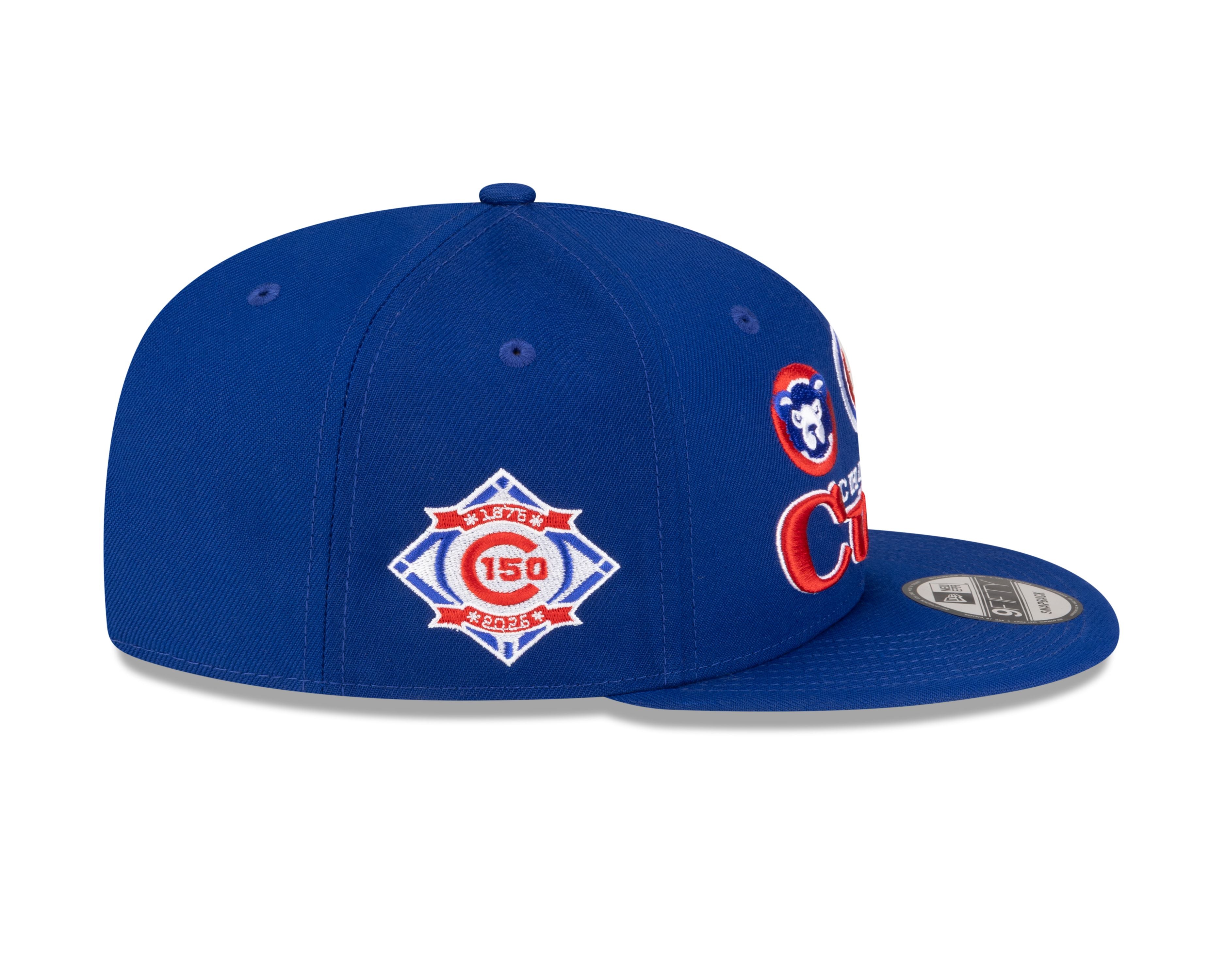 Chicago Cubs 150th Anniversary Logo Era 4 9FIFTY Snapback Cap by