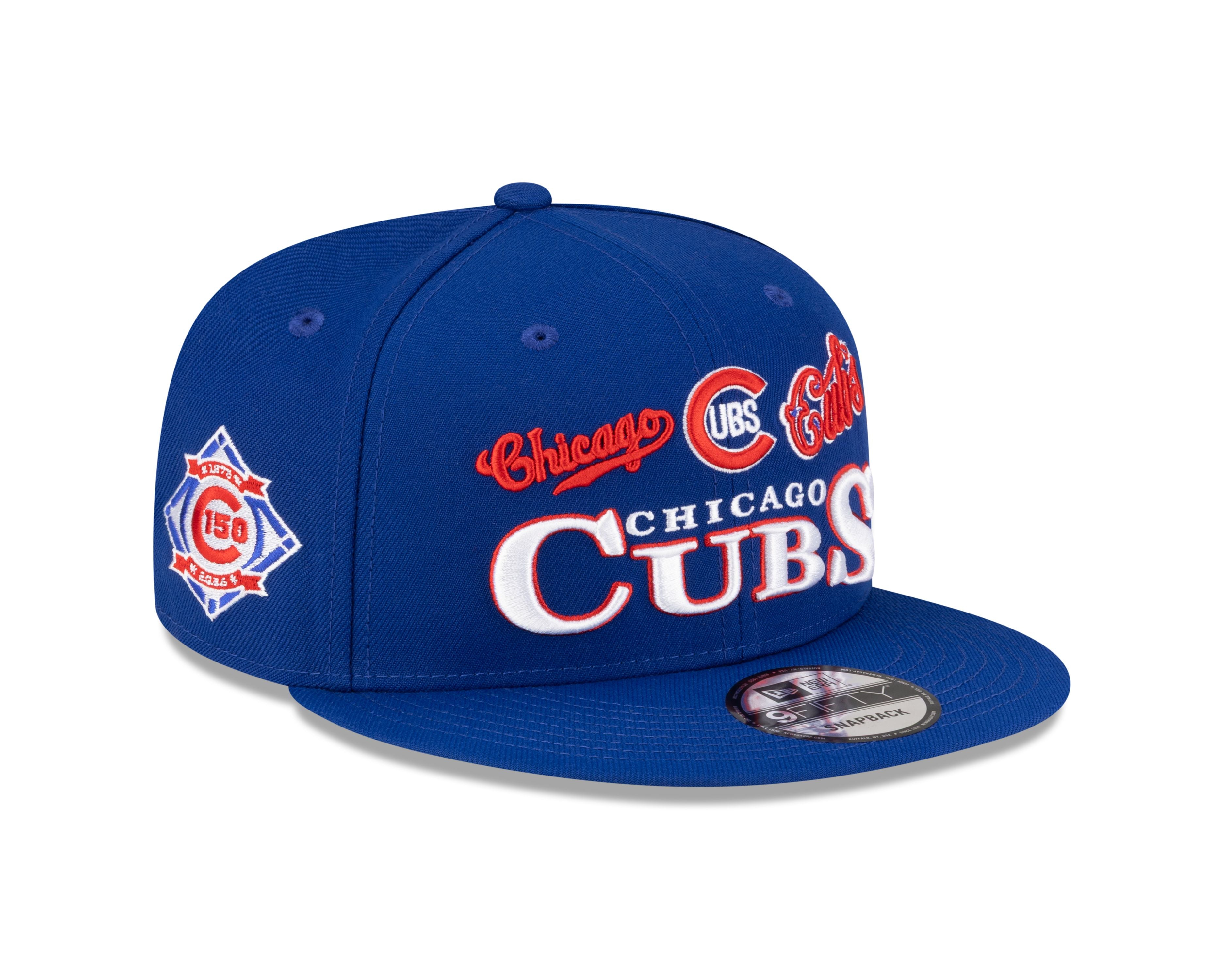 Chicago Cubs 150th Anniversary Logo Era 2 9FIFTY Snapback Cap in