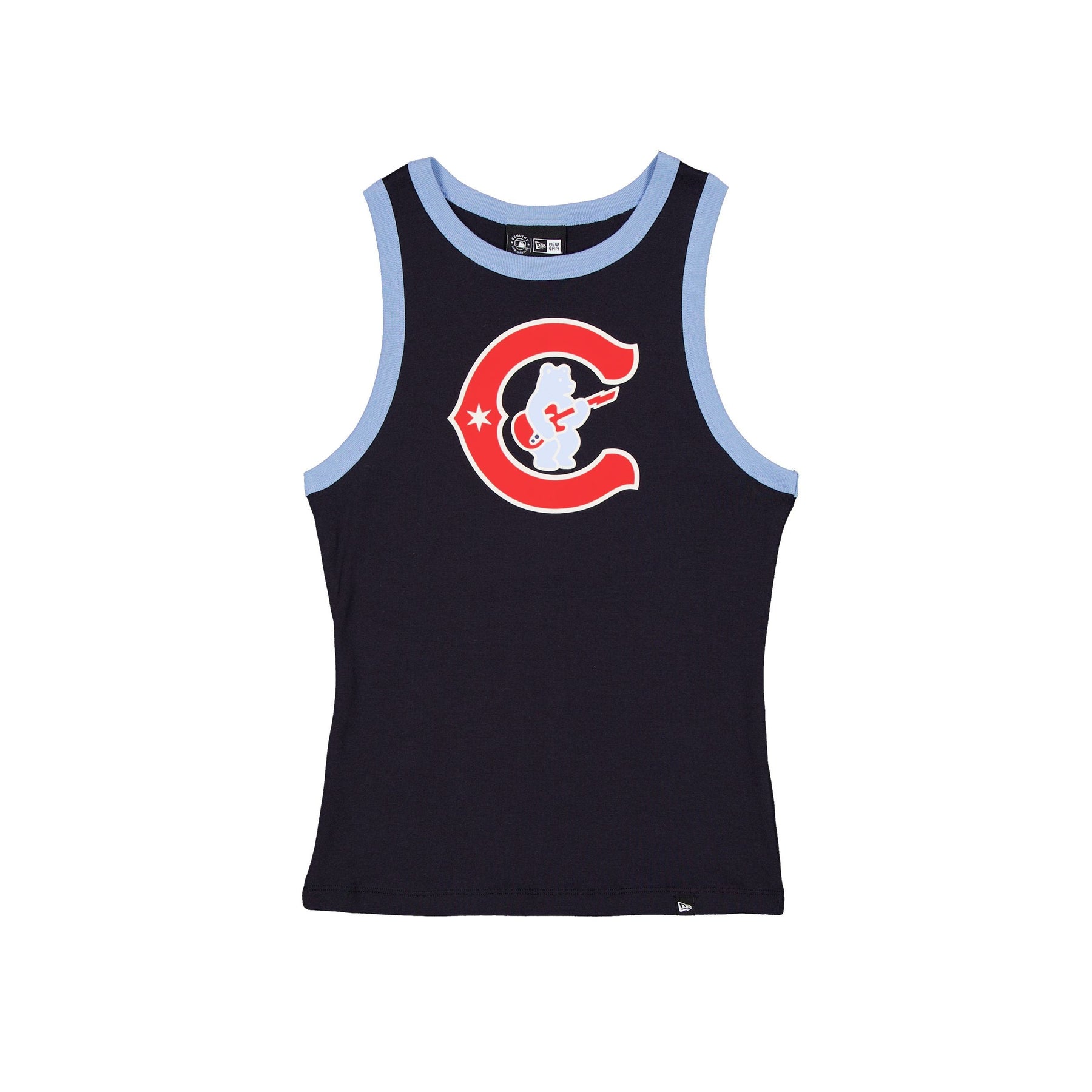 chicago cubs fish tank accessories Chicago Cubs Blues Alternate C Rock Bear Women's Tank Top Na XS