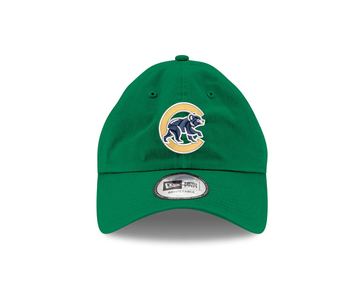 Chicago Cubs and Notre Dame Walking Bear Adjustable Cap by New Era Caps Ivy Shop