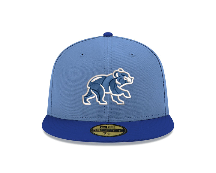CHICAGO CUBS NEW ERA WALKING BEAR SKY BLUE 59FIFTY CAP