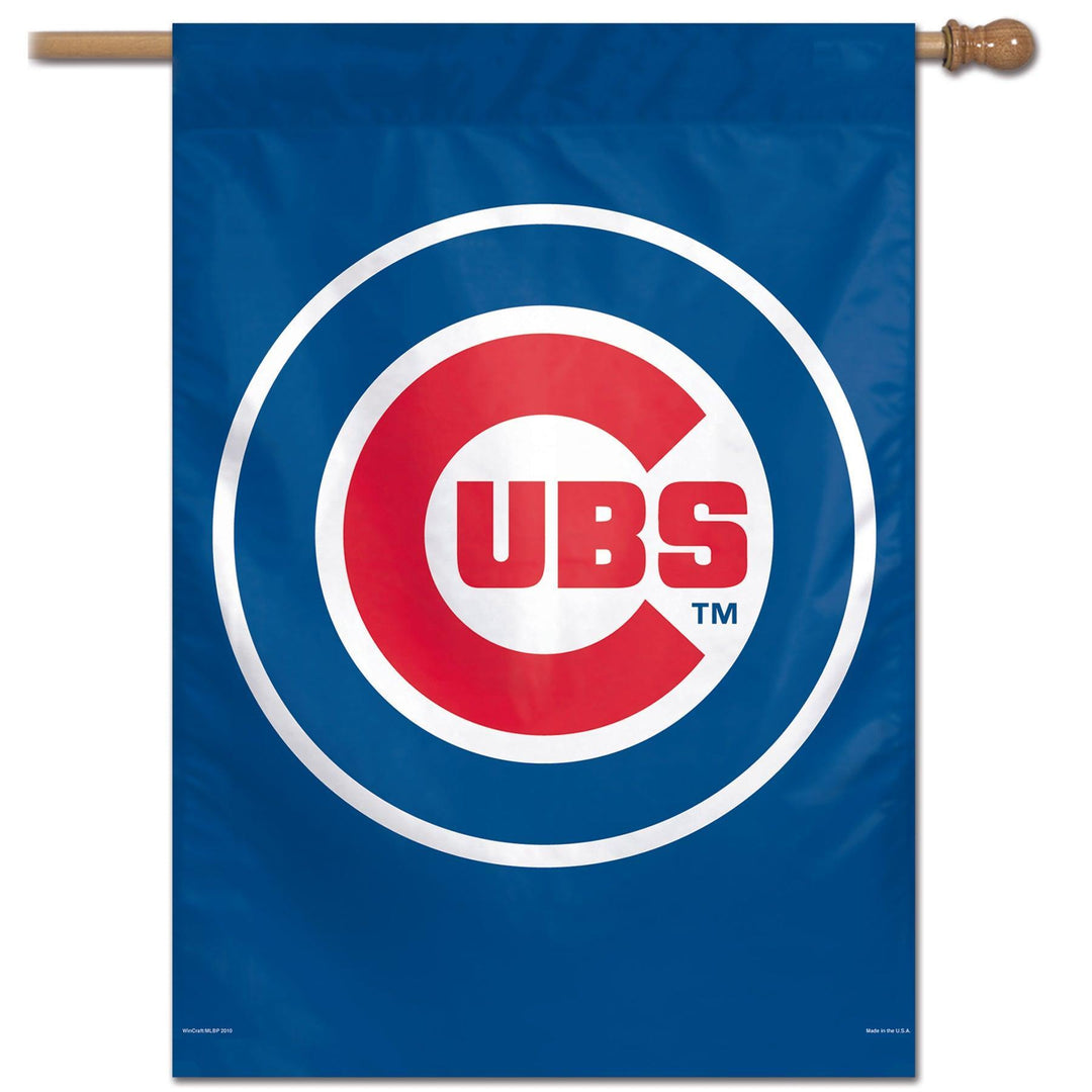 Chicago Cubs Logo Vertical Banner Flag by Wincraft NOVPLSCHI Ivy Shop