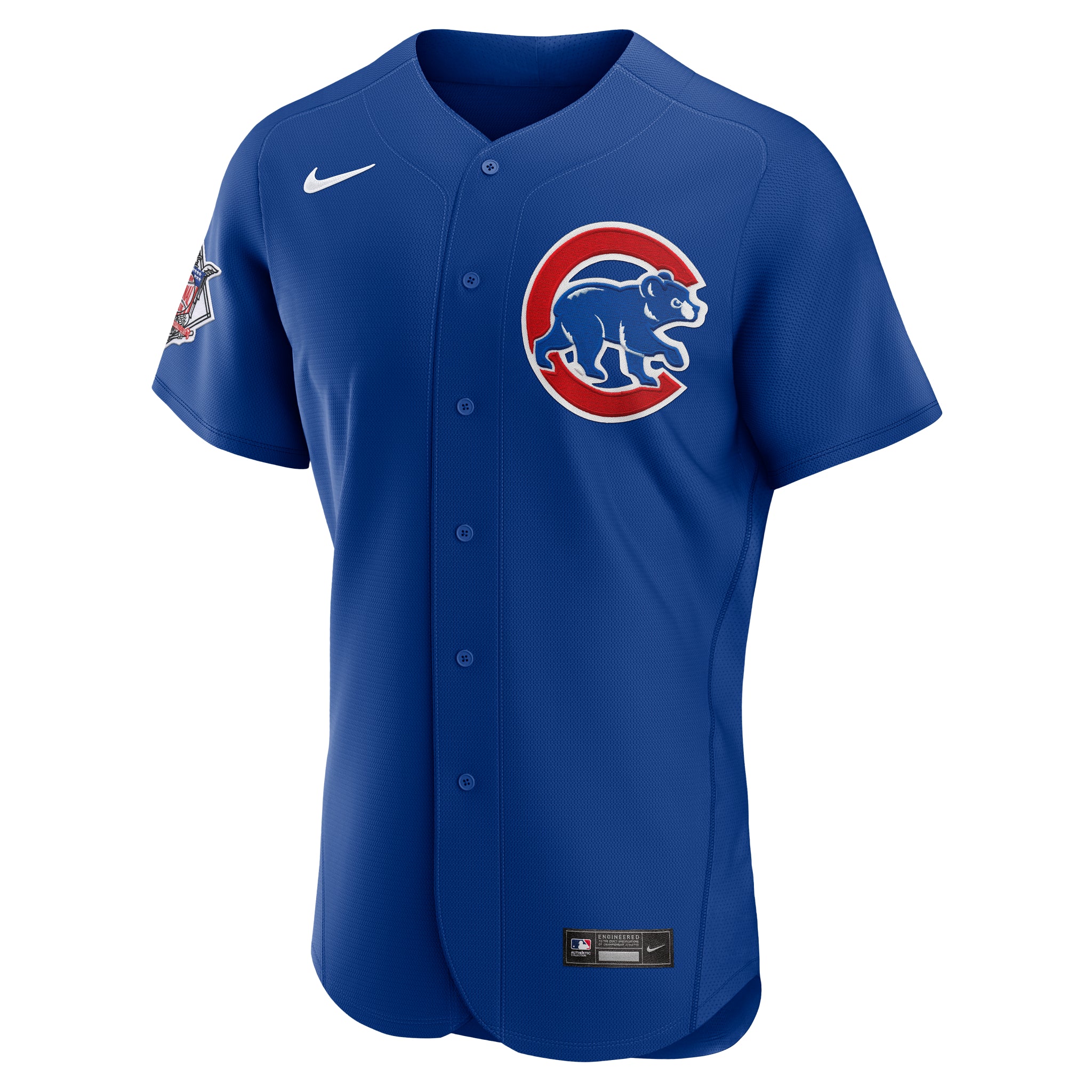 CHICAGO CUBS NIKE MEN S ALTERNATE ROYAL BLUE PATCH JERSEY