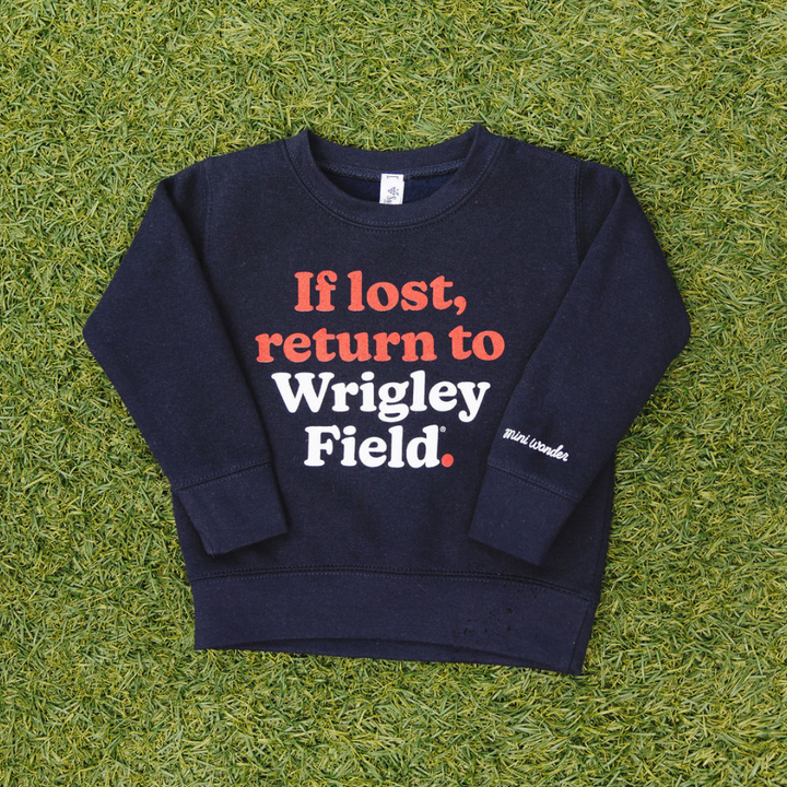 Chicago Cubs X Mini Wonder Return to Wrigley Toddler Crew Sweatshirt Sweatshirts &amp; Hoodies Alice &amp; Wonder