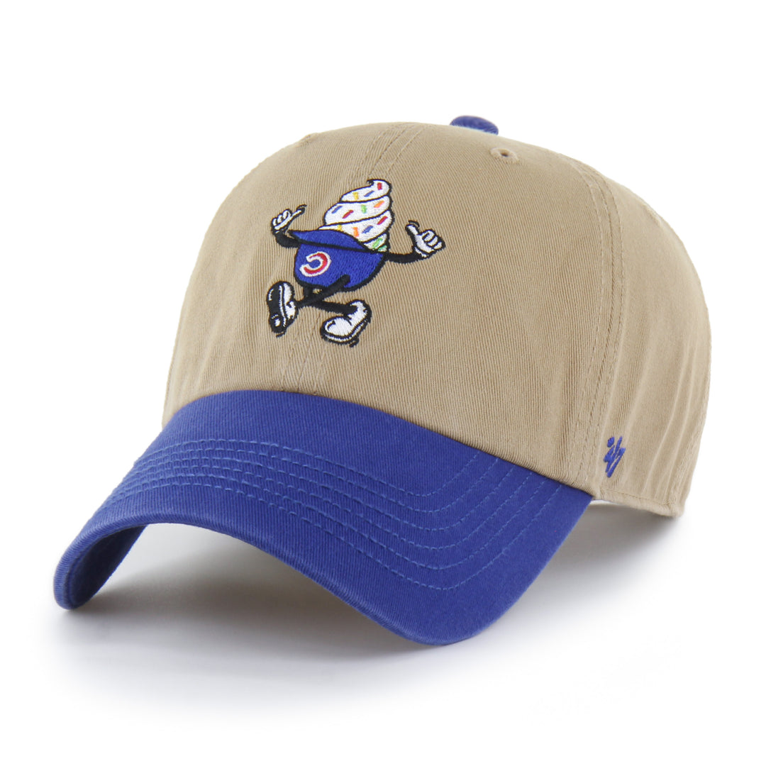 Chicago Cubs Ice Cream Helmet Cleanup Adjustable Cap by '47 Brand Caps TWINS ENTERPRISE