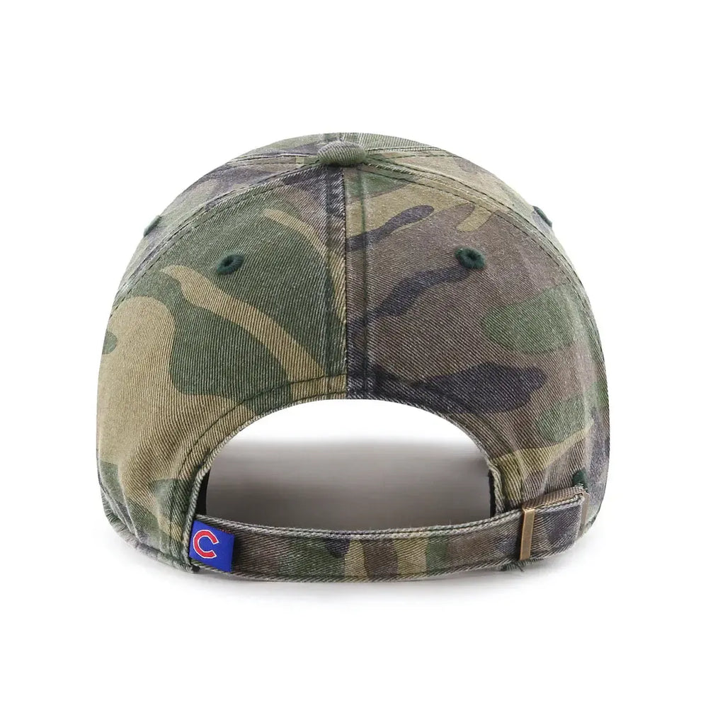 Chicago Cubs Camo Cleanup Adjustable Cap by '47 Brand Caps TWINS ENTERPRISE INC