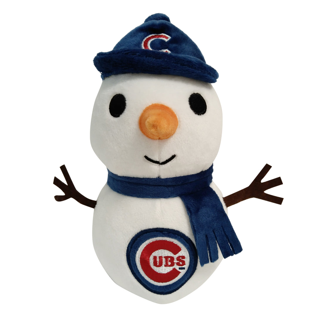 CHICAGO CUBS C LOGO SNOWMAN PLUSH TOY Home & Office FOREVER COLLECTIBLES