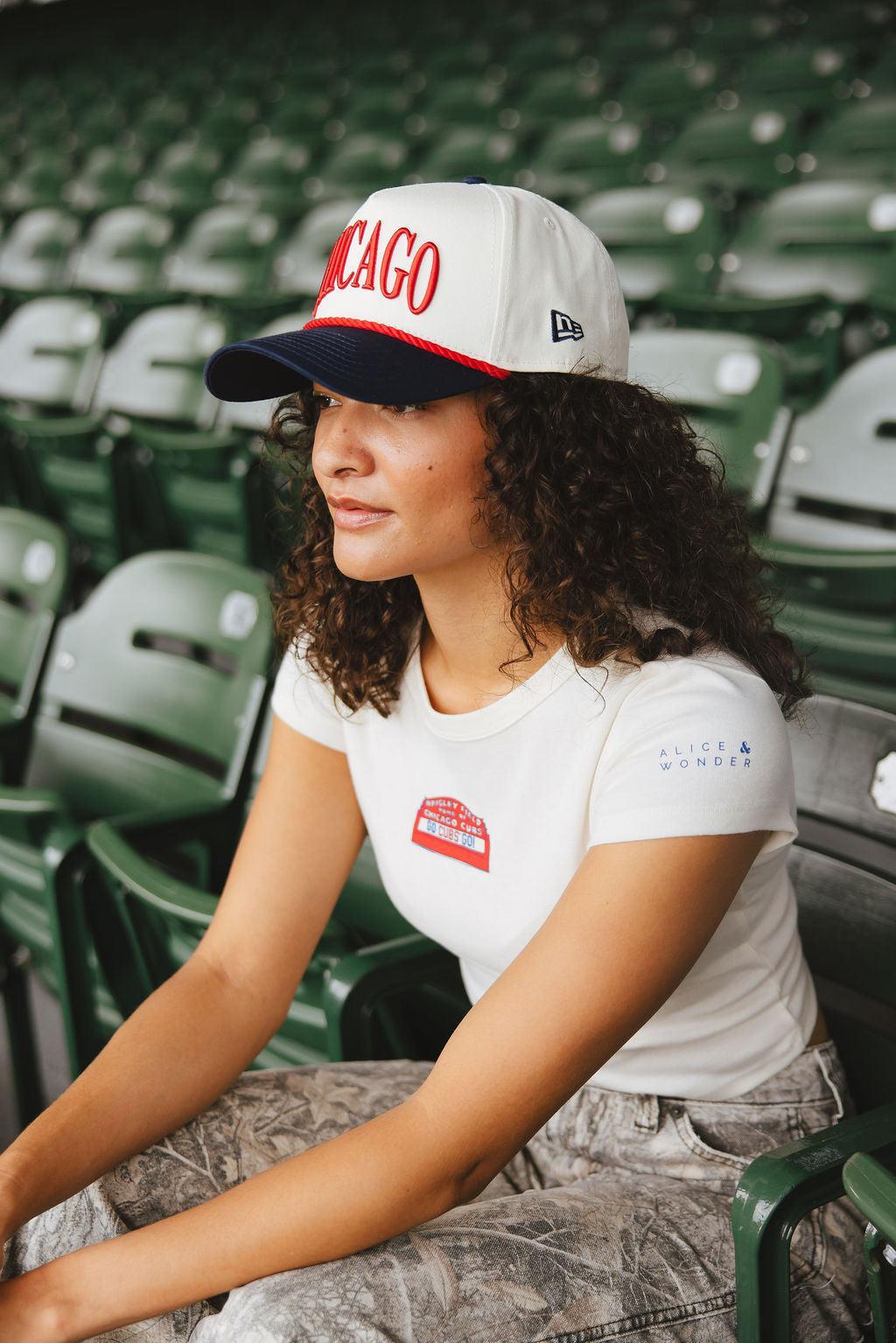 Chicago Cubs X Alice &amp; Wonder Two Tone Rope Cap Caps NEW ERA CAP COMPANY