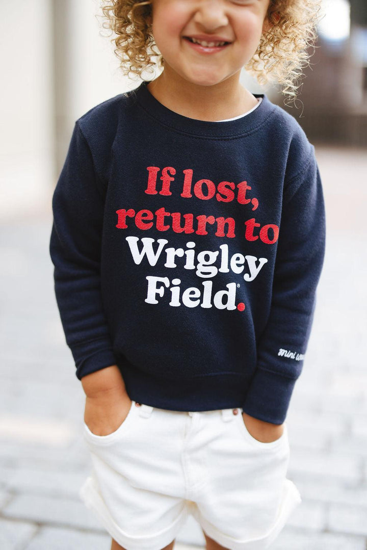 Chicago Cubs X Mini Wonder Return to Wrigley Toddler Crew Sweatshirt Sweatshirts &amp; Hoodies Alice &amp; Wonder