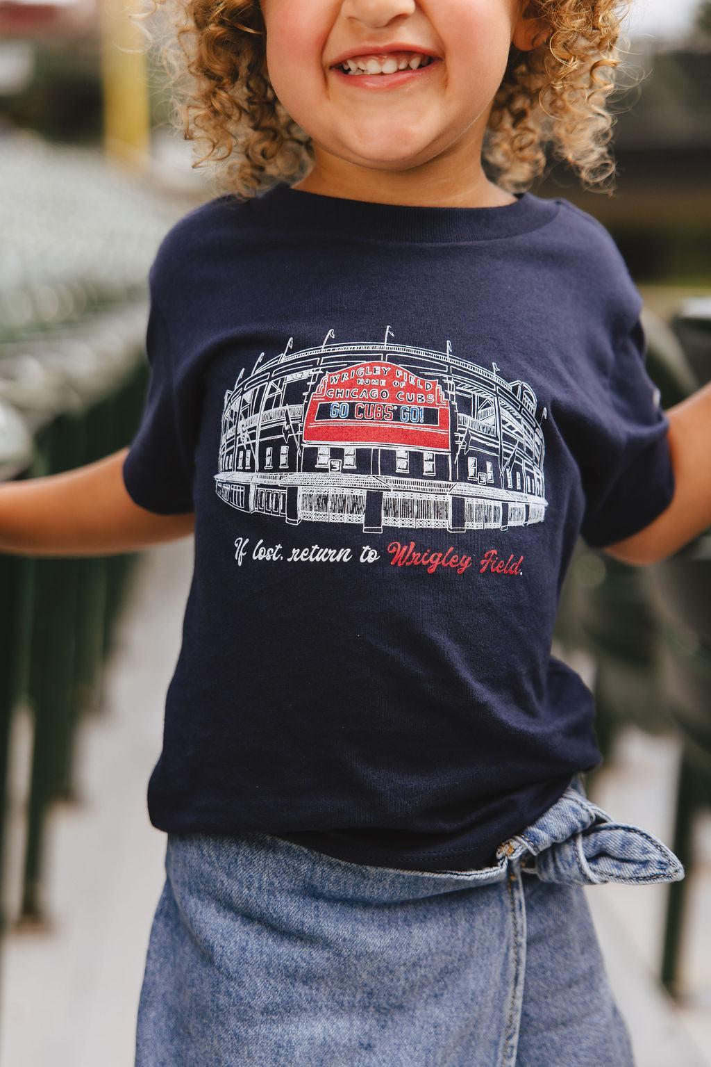 Chicago Cubs X Mini Wonder Return to Wrigley Toddler Tee Short Sleeve Tees Alice &amp; Wonder