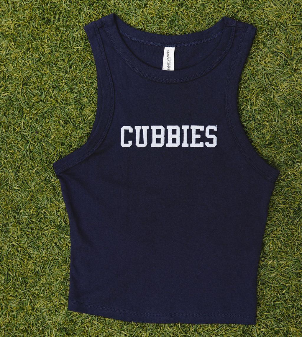 Chicago Cubs X Alice & Wonder Women's Cubbies Racer Tank Women's Tank Top Alice & Wonder