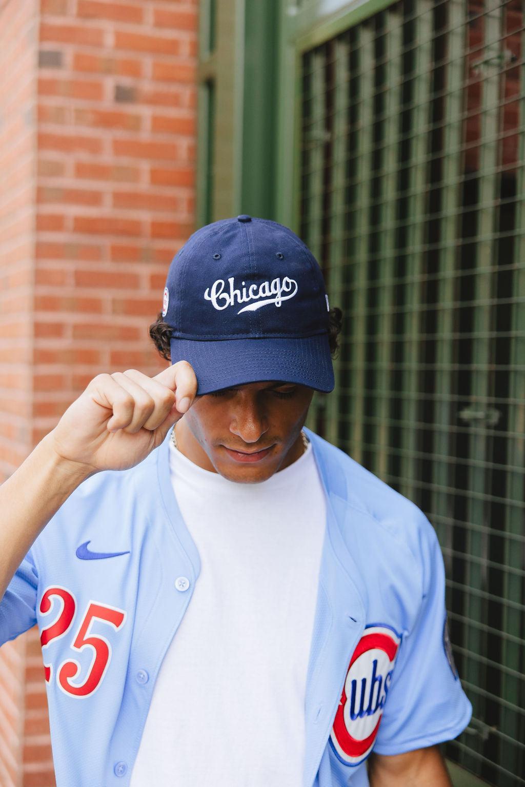 Chicago Cubs X Alice &amp; Wonder Vintage Logo Dad Cap Caps NEW ERA CAP COMPANY
