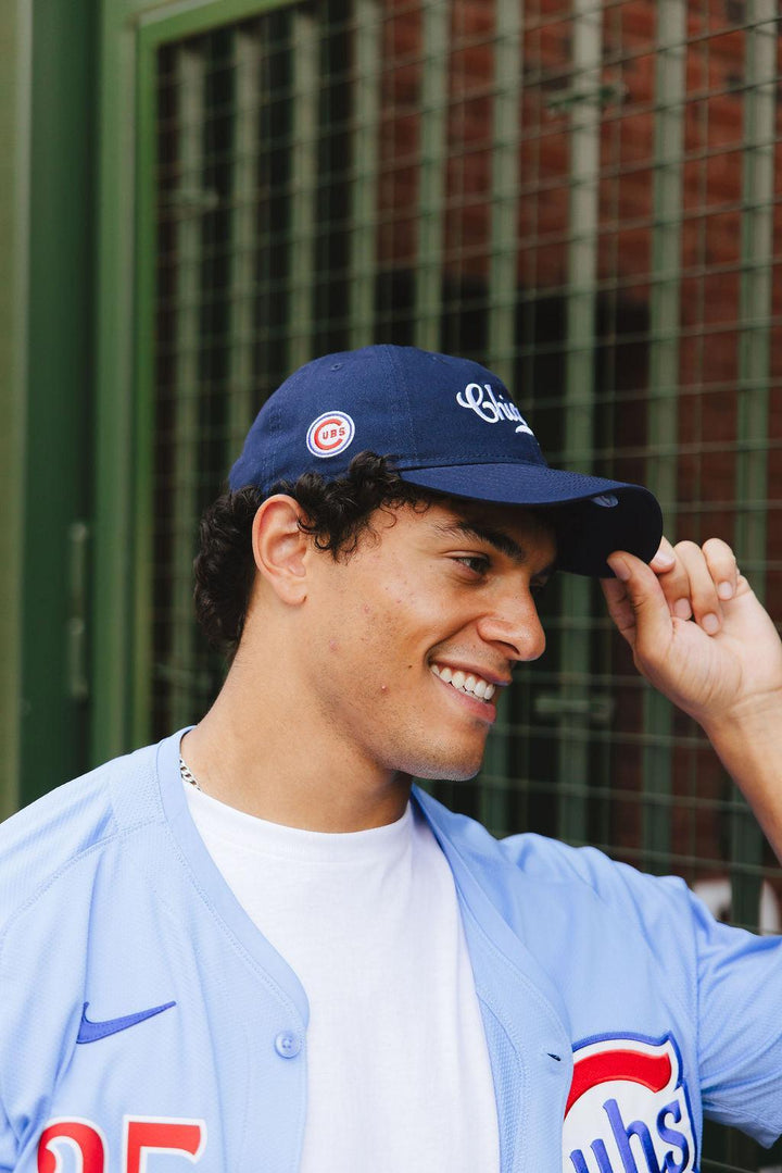 Chicago Cubs X Alice &amp; Wonder Vintage Logo Dad Cap Caps NEW ERA CAP COMPANY