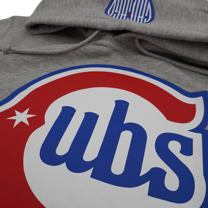 Chicago Cubs Blues Alternate Unisex Gray Hoodie by New Era Sweatshirts & Hoodies NEW ERA CAP COMPANY INC