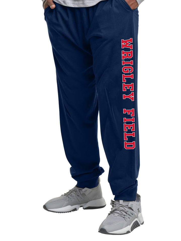 WRIGLEY FIELD MEN'S NAVY SWEATPANTS