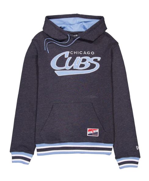 CHICAGO CUBS NEW ERA MEN'S THROWBACK SCRIPT HOODIE