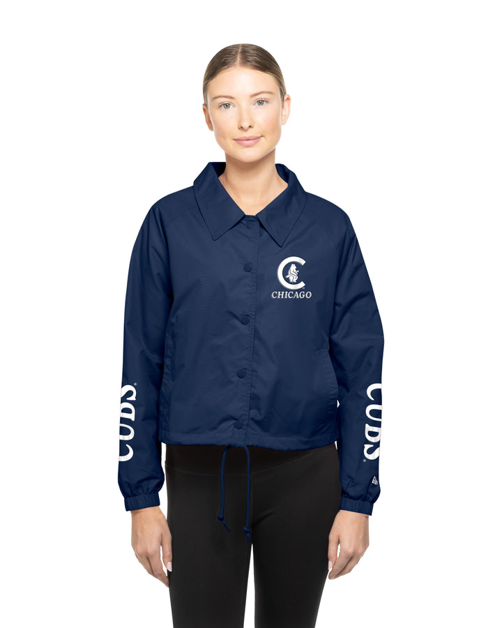 Chicago Cubs 1914 Navy Nylon Women&