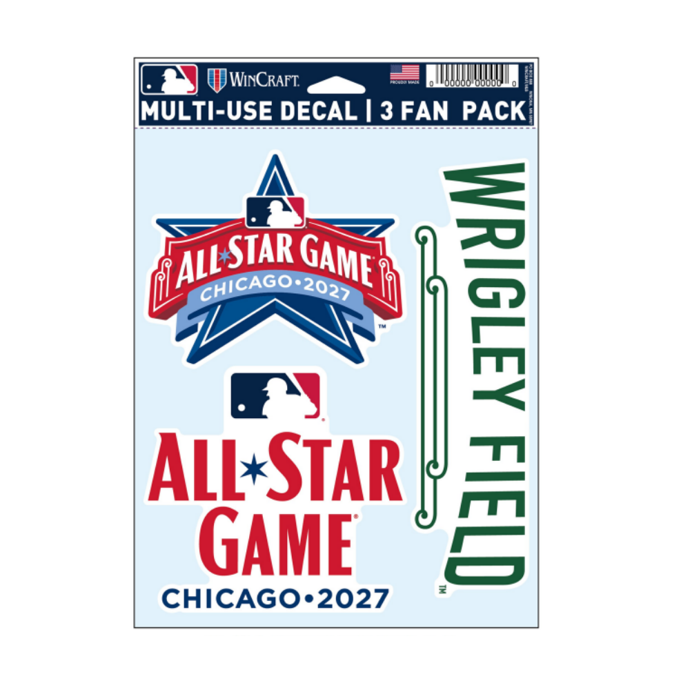 Chicago Cubs 2027 All-Star Game Set WF Decal