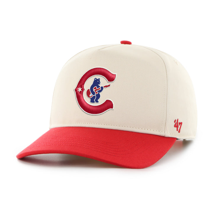 Chicago Cubs Blues Alt C Bear Natural/Red 2Tone Hitch Cap by &