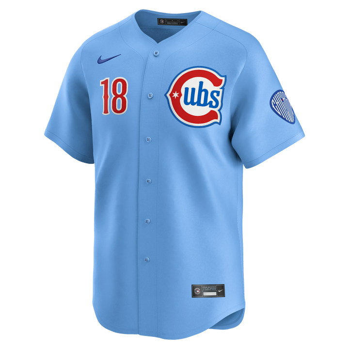 Chicago Cubs Shōta Imanaga Blues Alternate Limited Baby Blue Jersey by Nike