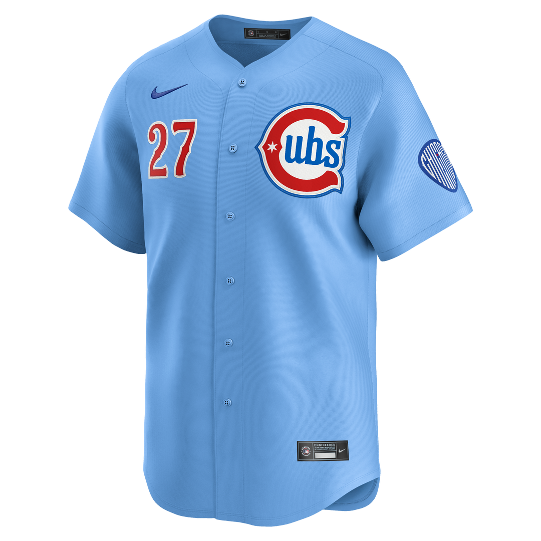 Chicago Cubs Seiya Suzuki Blues Alternate Limited Baby Blue Jersey by Nike