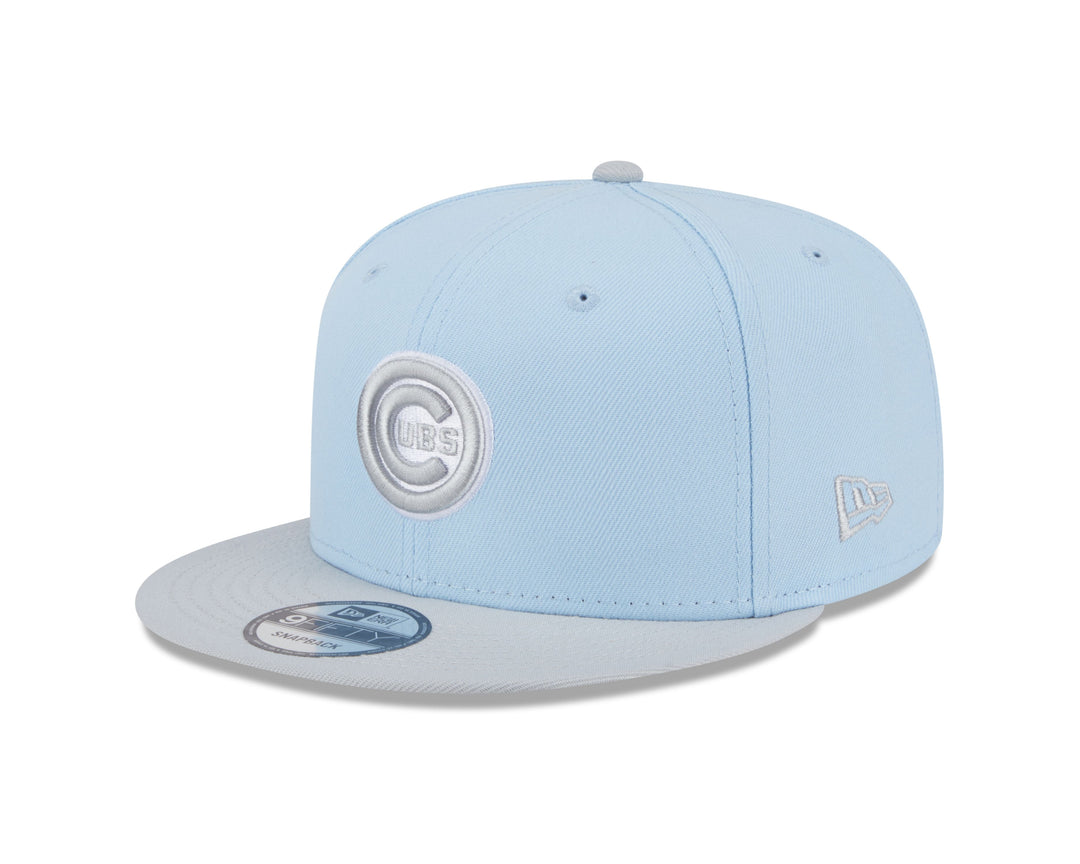 Chicago Cubs Bullseye Two Tone Light Blue 9Fifty Snapback Cap by New Era Caps NEW ERA CAP COMPANY