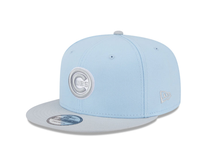 Chicago Cubs Bullseye Two Tone Light Blue 9Fifty Snapback Cap by New Era Caps NEW ERA CAP COMPANY