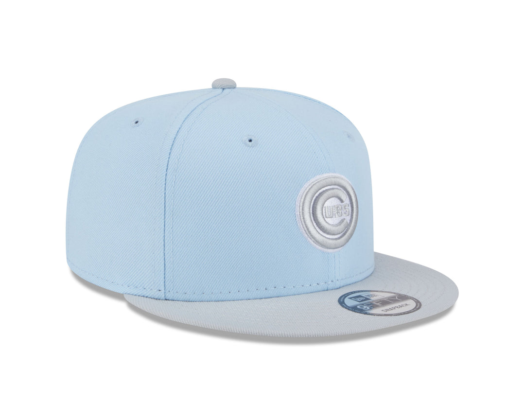 Chicago Cubs Bullseye Two Tone Light Blue 9Fifty Snapback Cap by New Era Caps NEW ERA CAP COMPANY