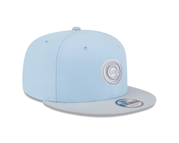 Chicago Cubs Bullseye Two Tone Light Blue 9Fifty Snapback Cap by New Era Caps NEW ERA CAP COMPANY