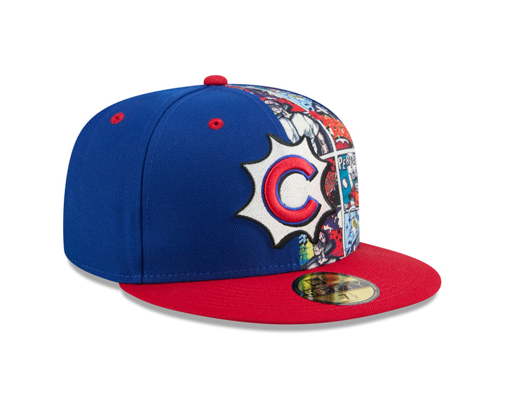 Chicago Cubs 2025 Player Comic 59Fifty Fitted Cap by New Era Caps NEW ERA CAP COMPANY