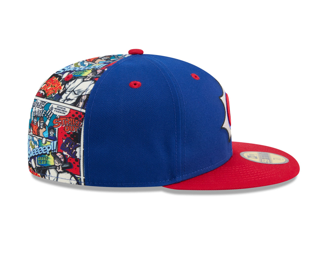 Chicago Cubs 2025 Player Comic 59Fifty Fitted Cap by New Era Caps NEW ERA CAP COMPANY